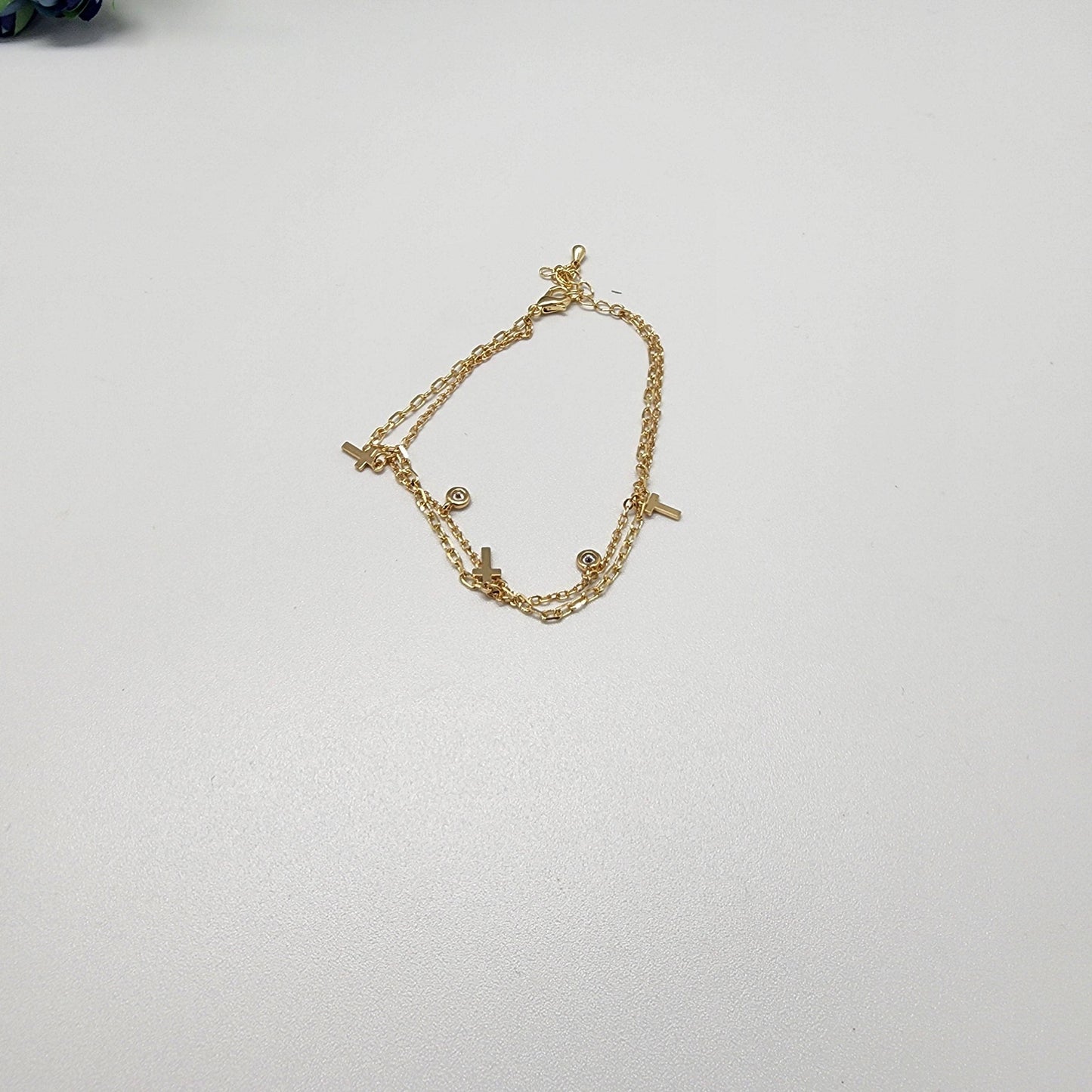 Cross Layered Bracelet