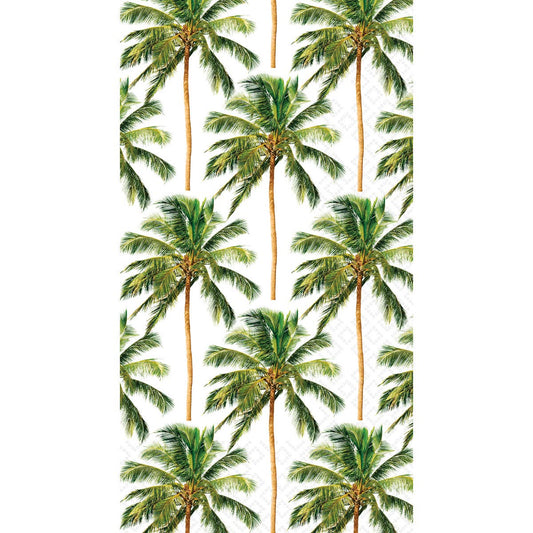 Paper Guest Towels Pack/20 Palm Trees Pattern