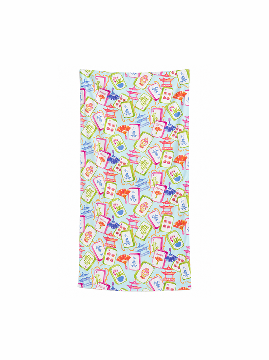 Mahjong Giant Beach Towel  40x70