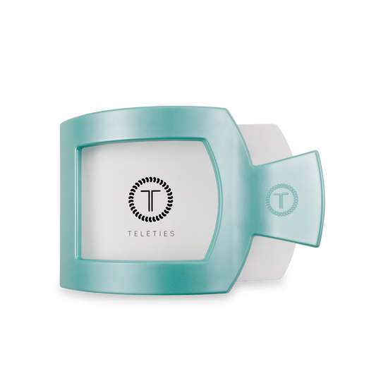 Square Flat Hair Clip | Large | Totally Turquoise