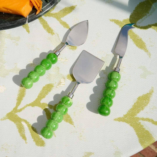 Green Surrey Cheese Knife Set, SumnerEdit