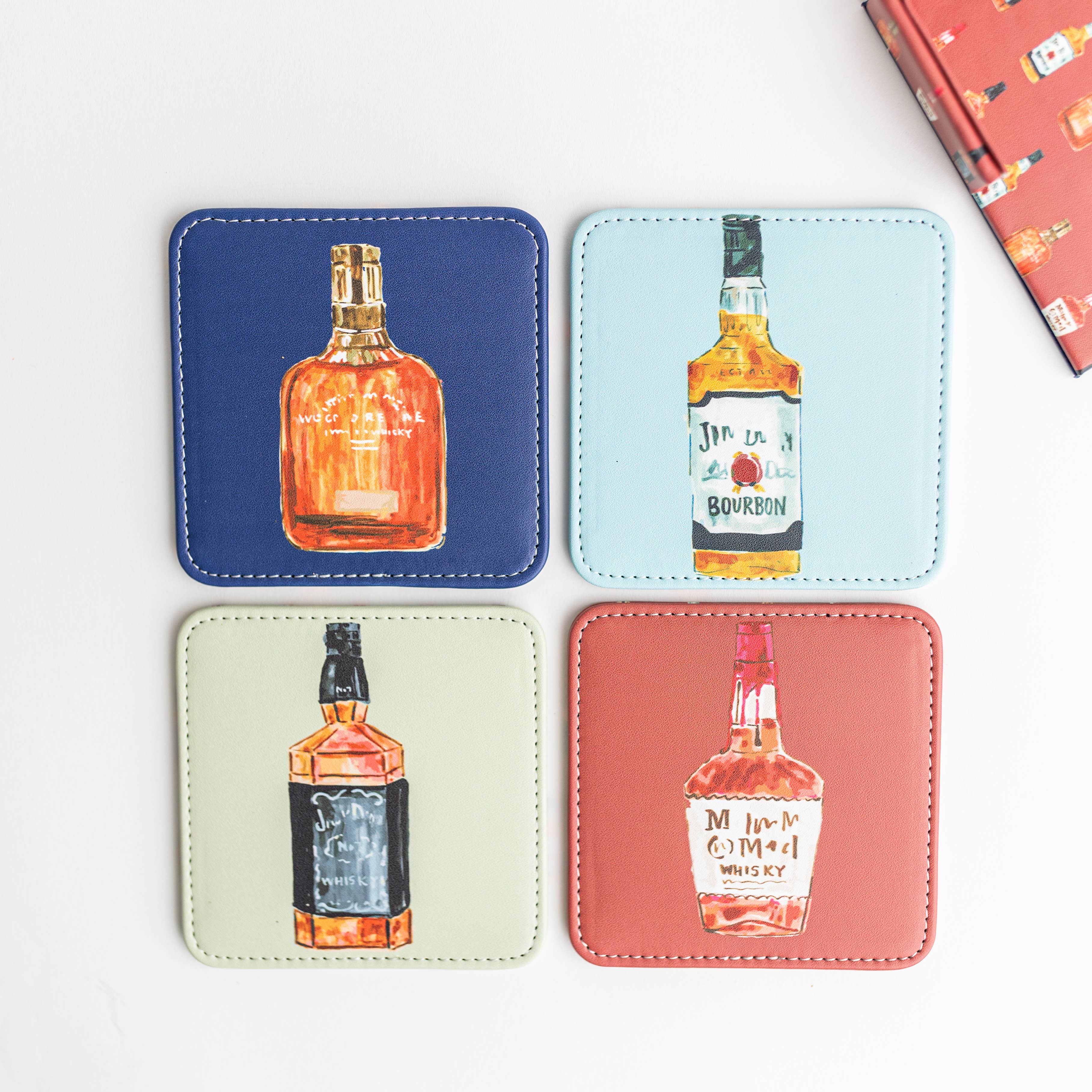Bourbon Trail Coasters Set of 4 - Thumbnail 2