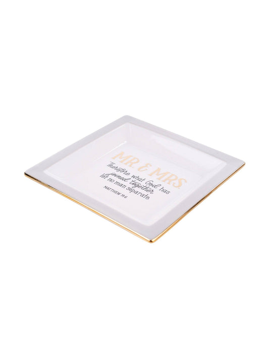 Mr. & Mrs. Joined Together Trinket Tray