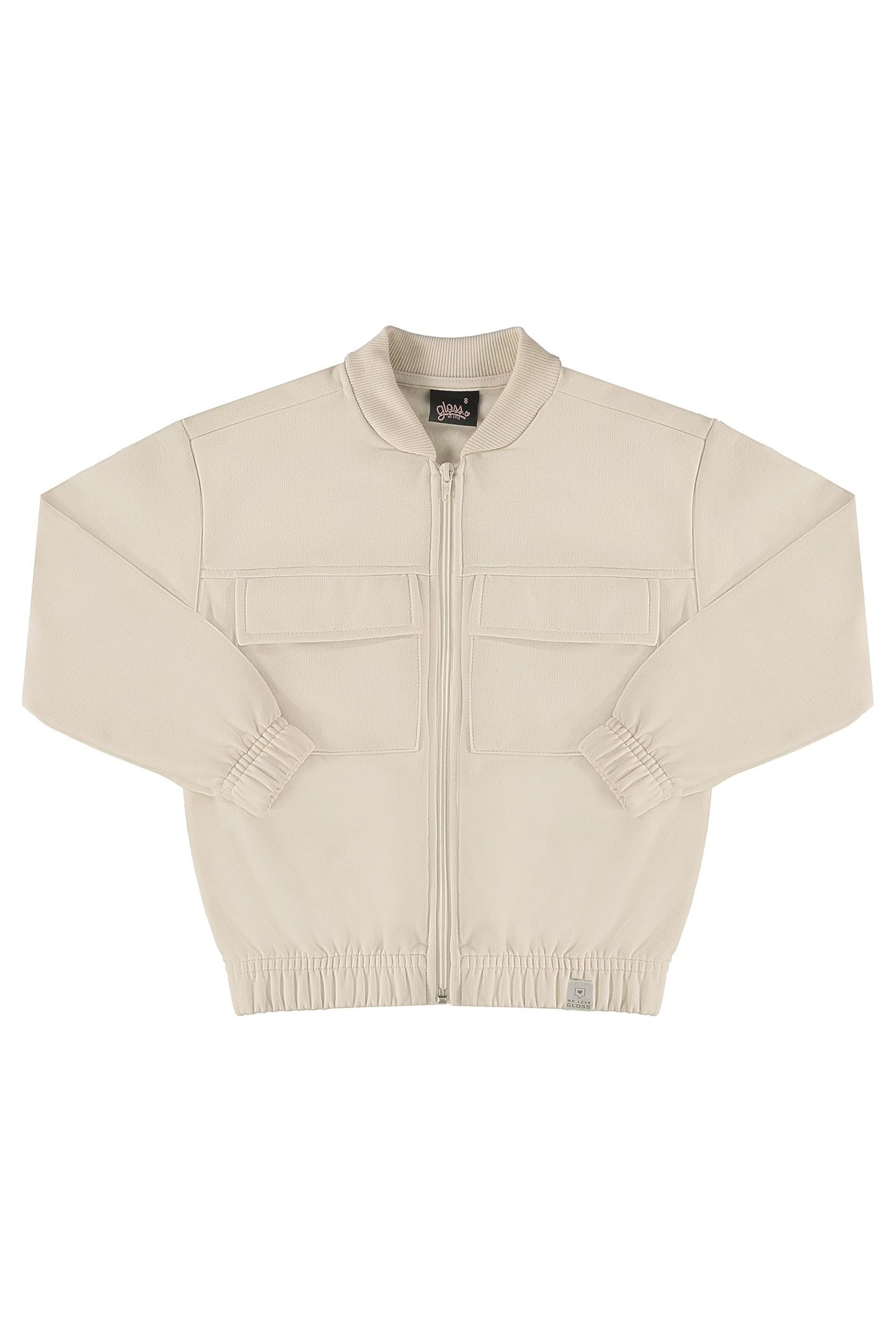 Beige Sweat Jacket