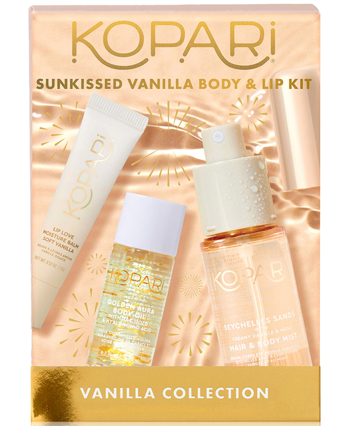 Kopari Sunkissed Vanilla Body and Lip Kit
