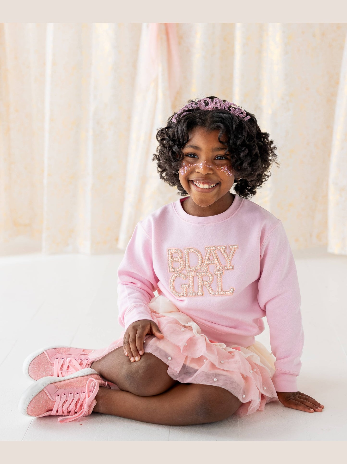 Pink Birthday Girl Headband - Kids Birthday Headband