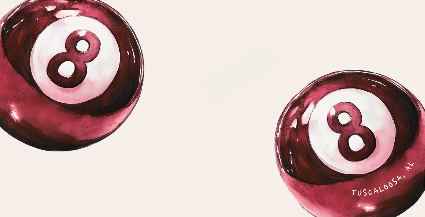 5.5x11 GAMEDAY TUSCALOOSA trinket tray insert set of 5