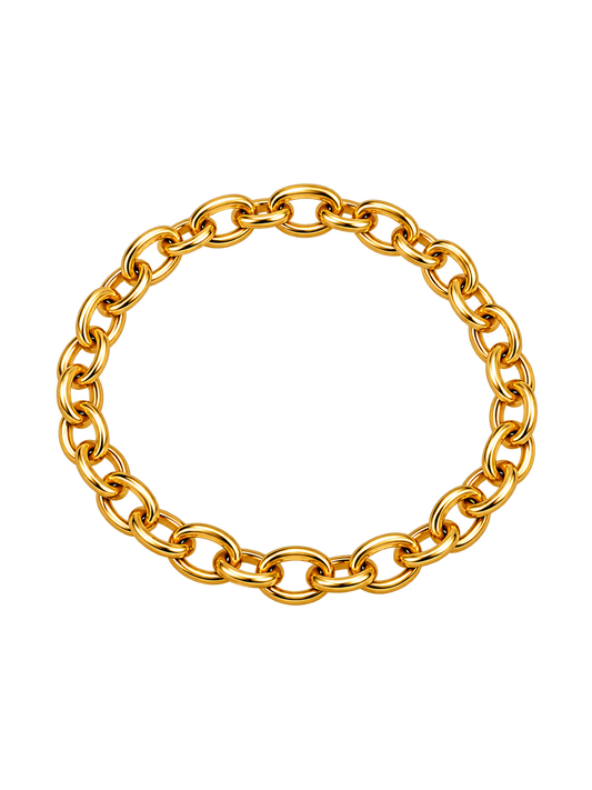 Gold Classic Link Bracelet