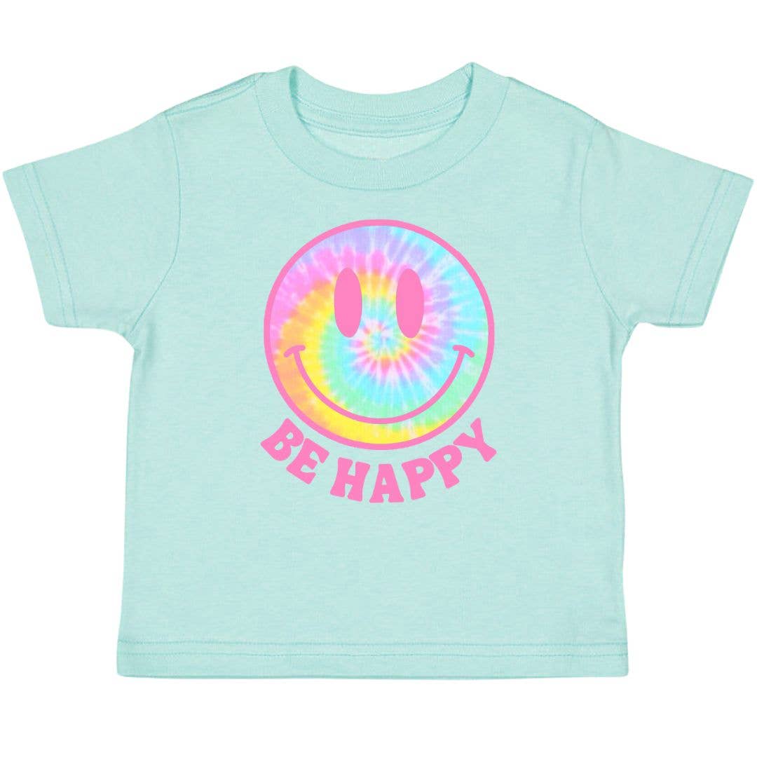 Be Happy Short Sleeve T-Shirt - Kids Spring Tee