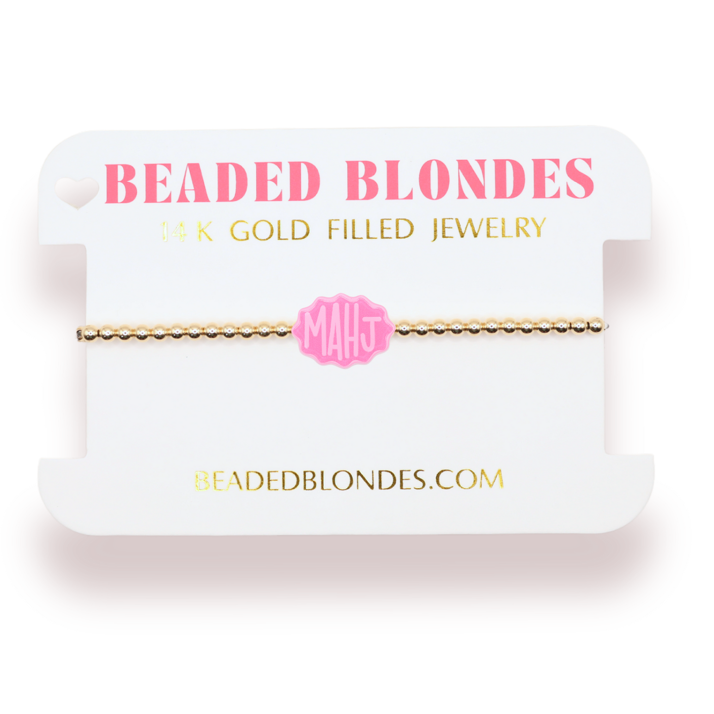 Mahj Bracelet on Gold