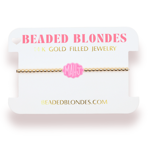 Mahj Bracelet on Gold