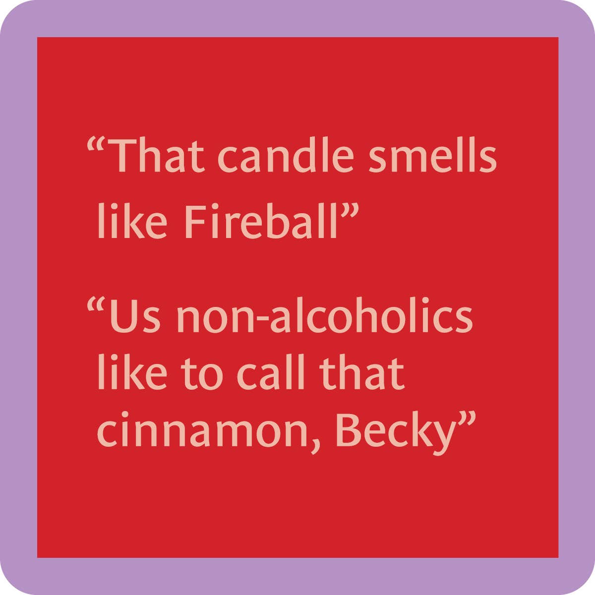 COASTER Fireball | Funny Party Gift | Home Bar Decor