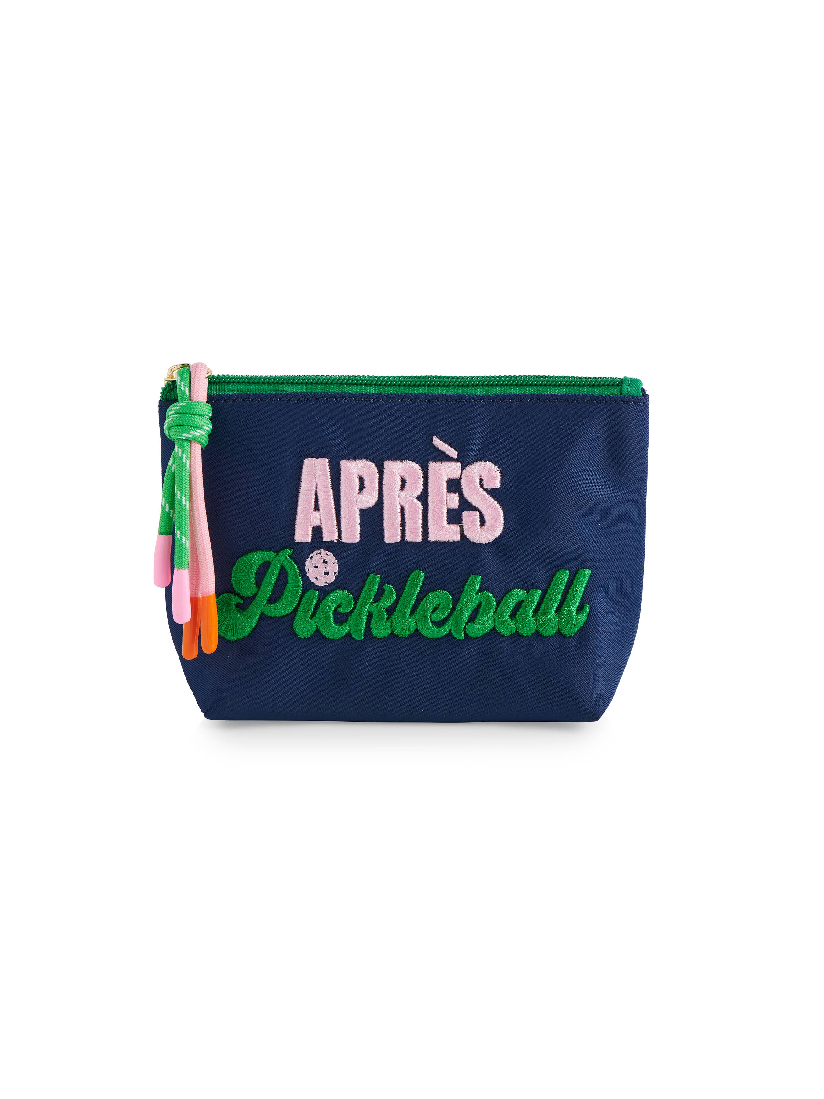 "APRÈS PICKLEBALL" SMALL ZIP POUCH - Thumbnail 2