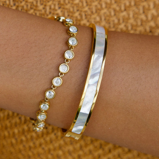Caella Bezel Tennis Bracelet