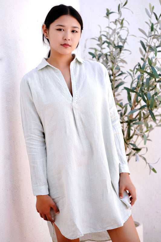 Simone Linen Tunic Dress