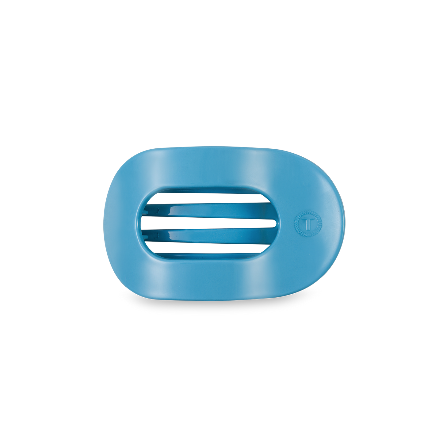 Flat Round Hair Clip | Small | Summer Sky