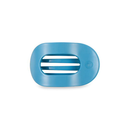 Flat Round Hair Clip | Small | Summer Sky