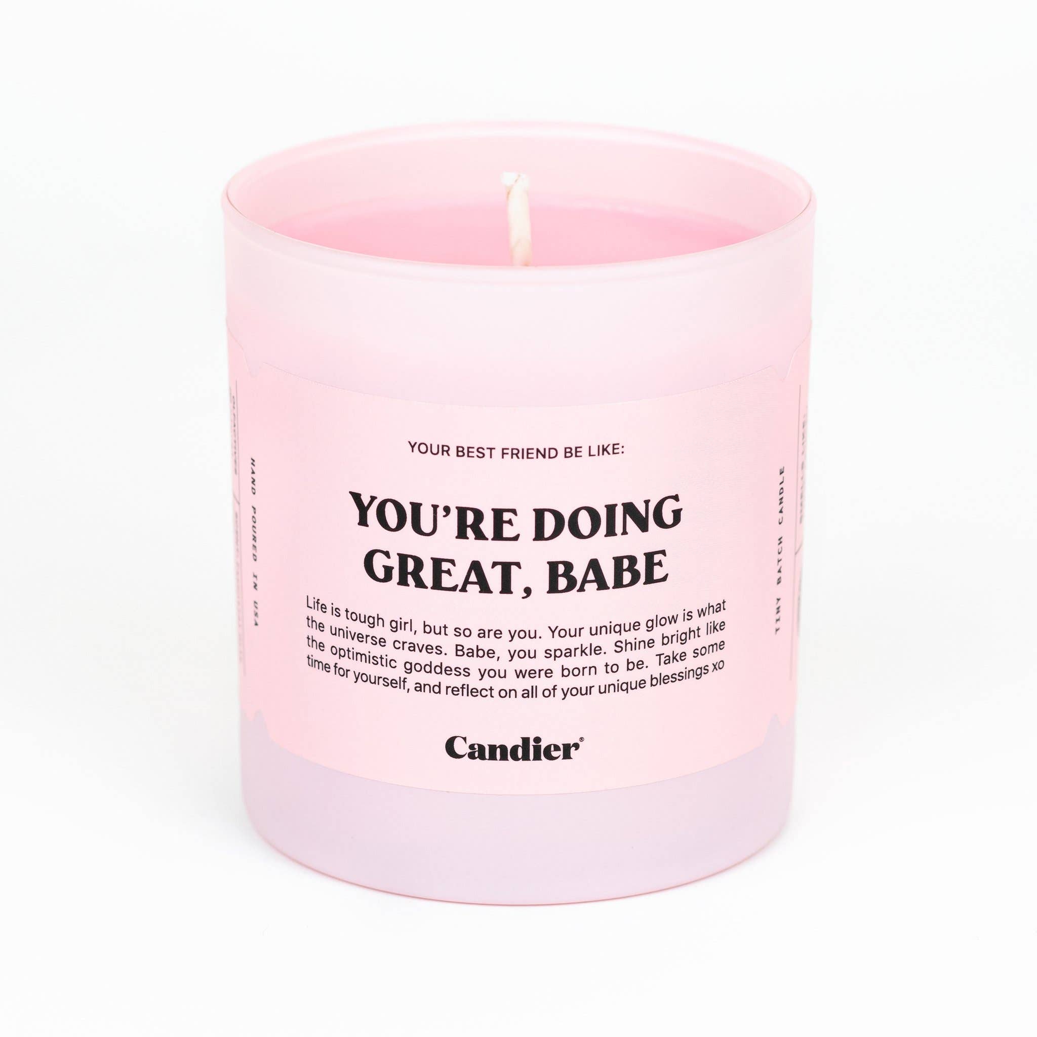 You're Doing Great Babe Candle - Thumbnail 2