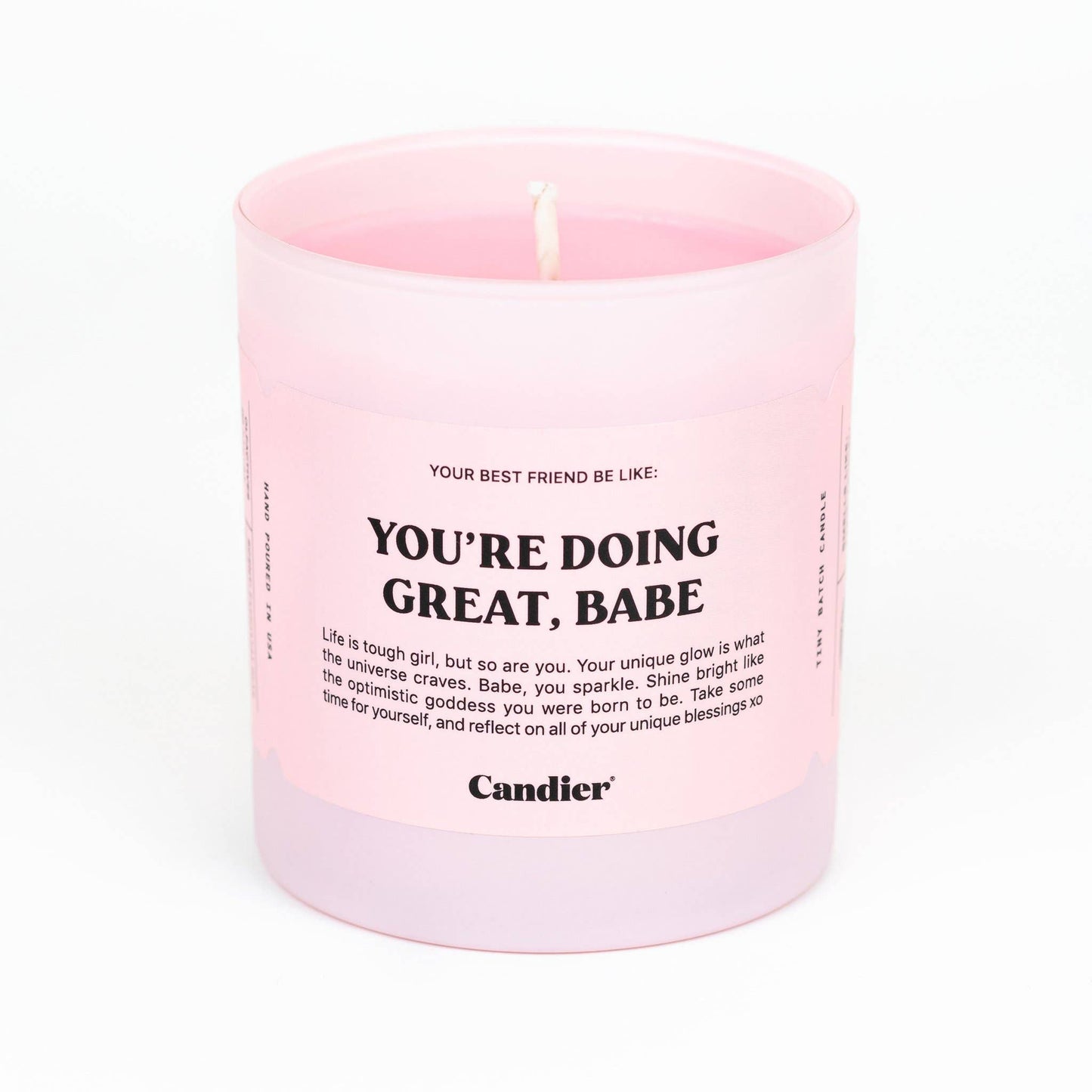 You're Doing Great Candle
