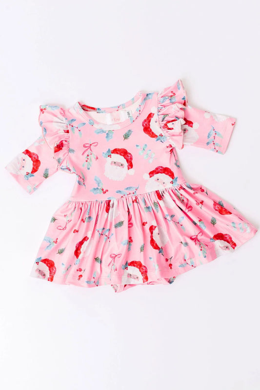 Jolly Old St Nick Twirl Flutter Bodysuit