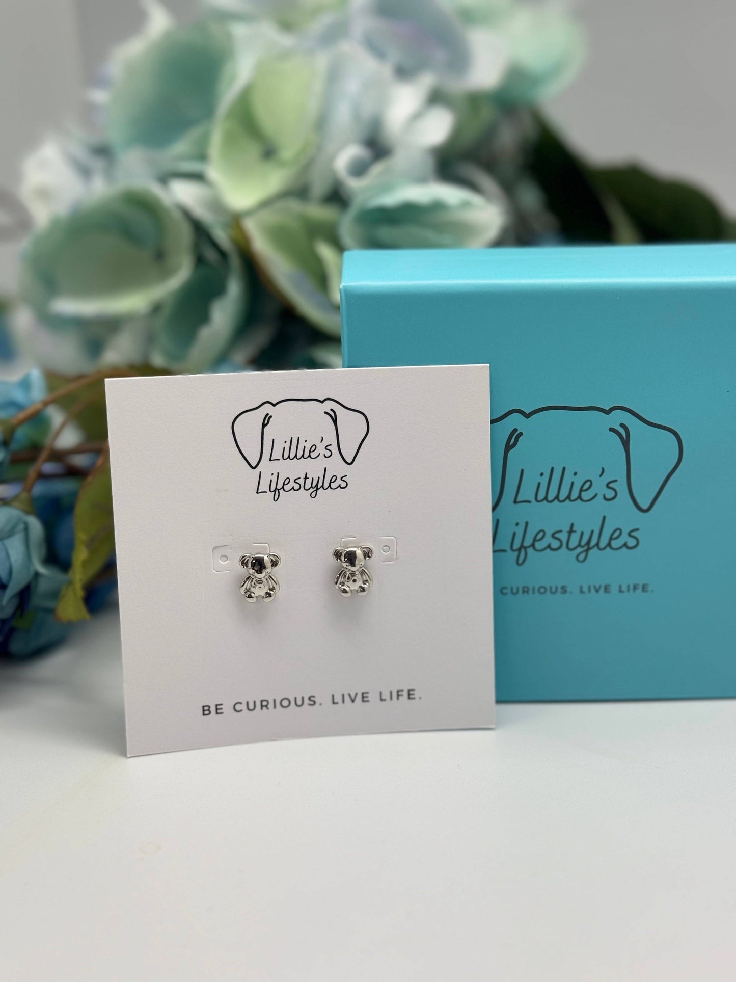 Teddy Bear Stud Earrings
