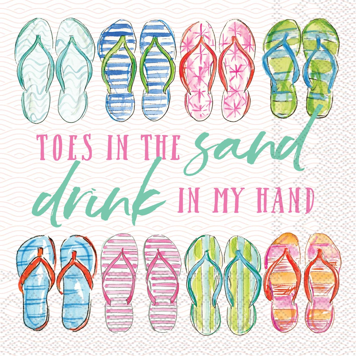 Paper Cocktail Napkins 20 Ct Sand In My Toes Rosanne Beck