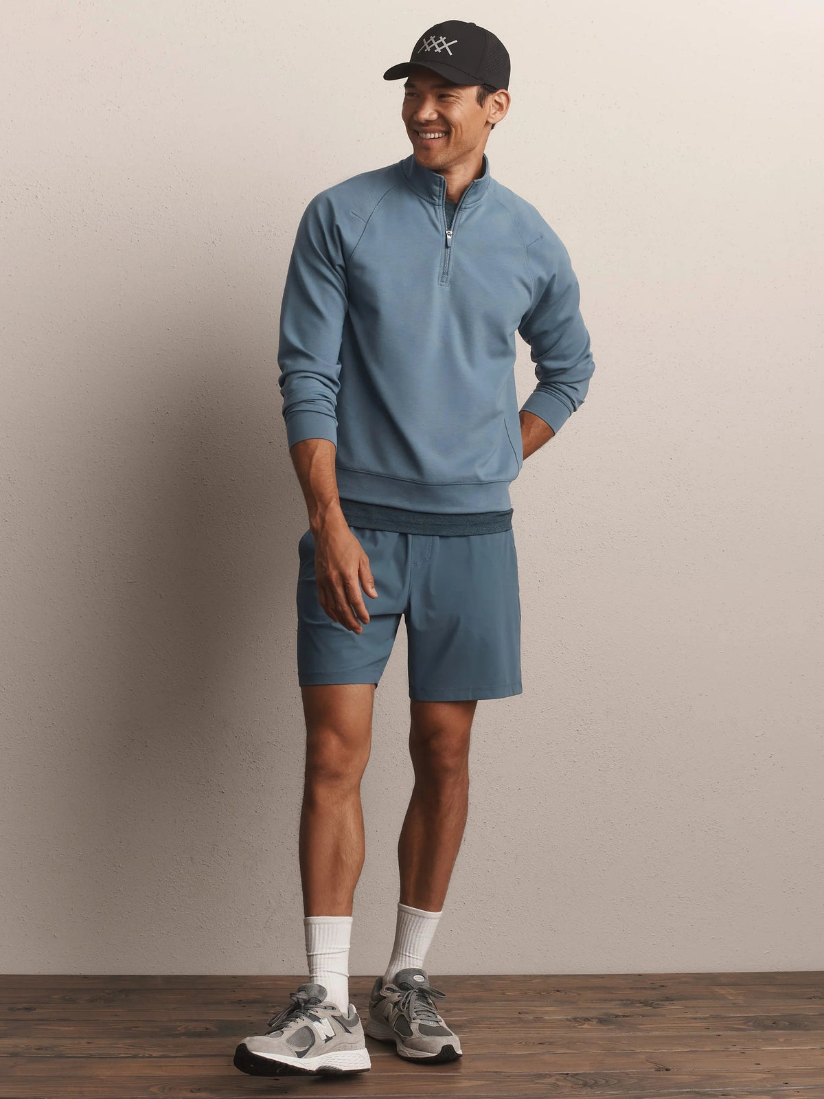 Dreamstate 1/4 Zip - Shadow Blue