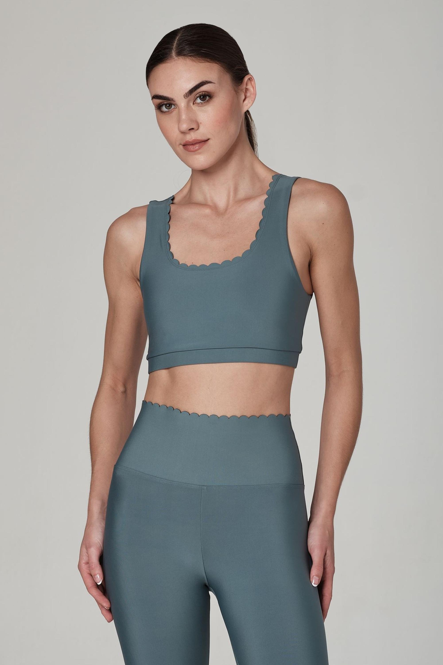 Aquamarine Top Drawer Sports Bra