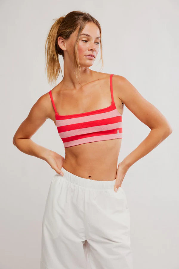 Tighten Up Reversible Bra - Grapefruit