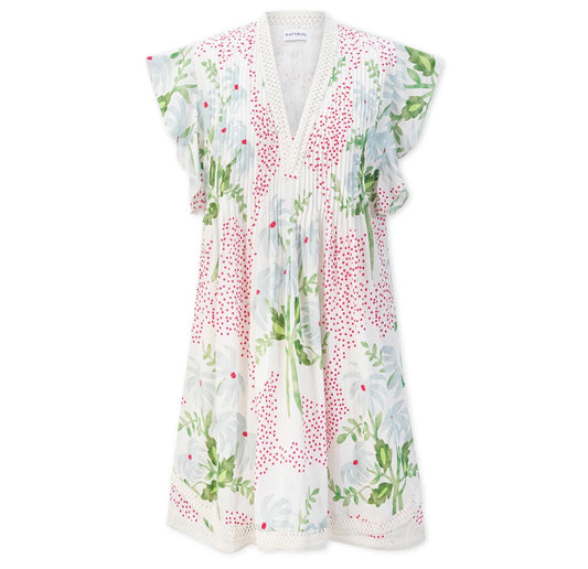 Eden Dress - Pink Dot Bloom