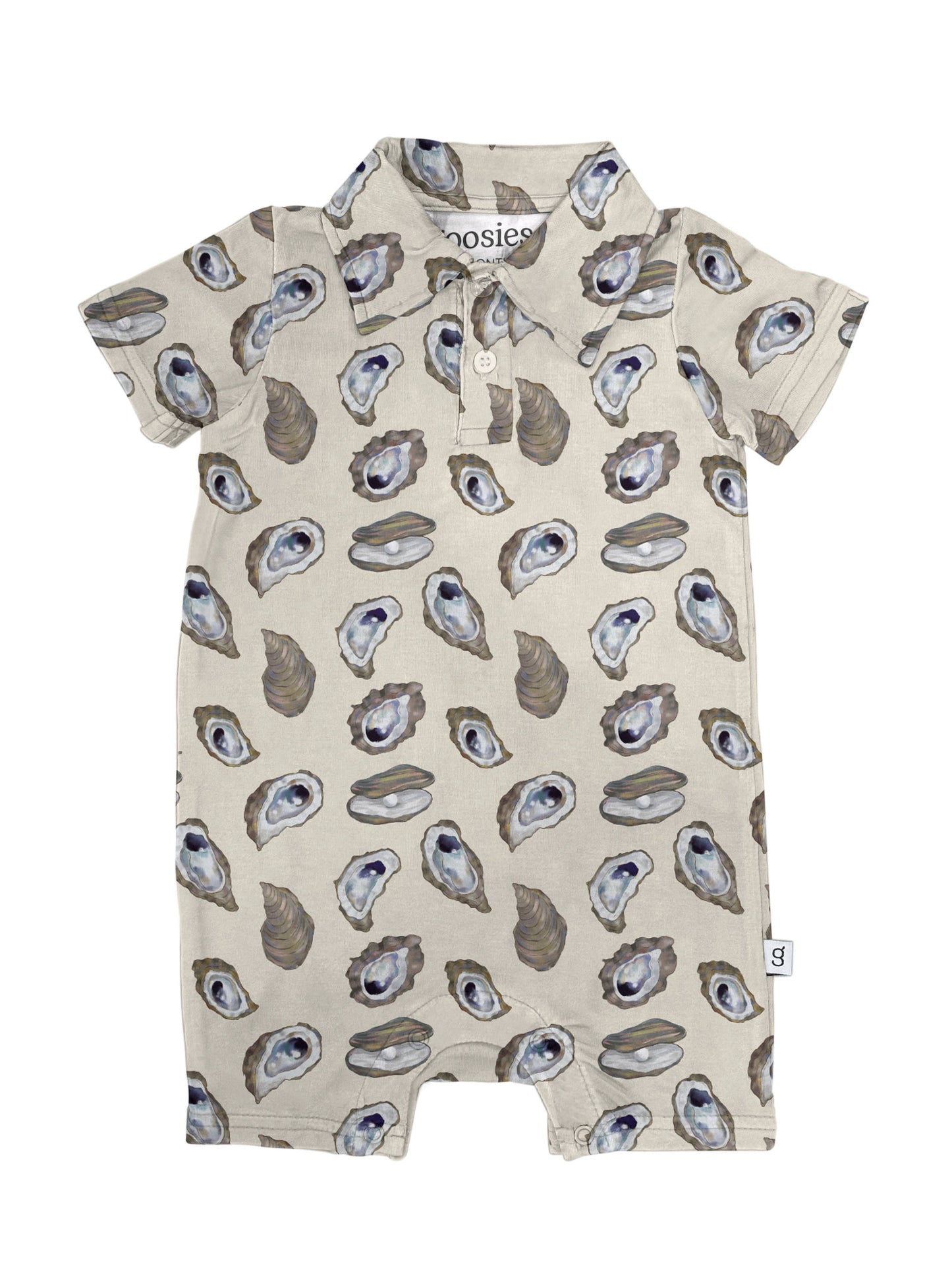 Coastal Oysters - SS Polo Romper