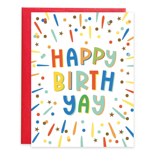 Birthday Greeting Card - Happy Yay