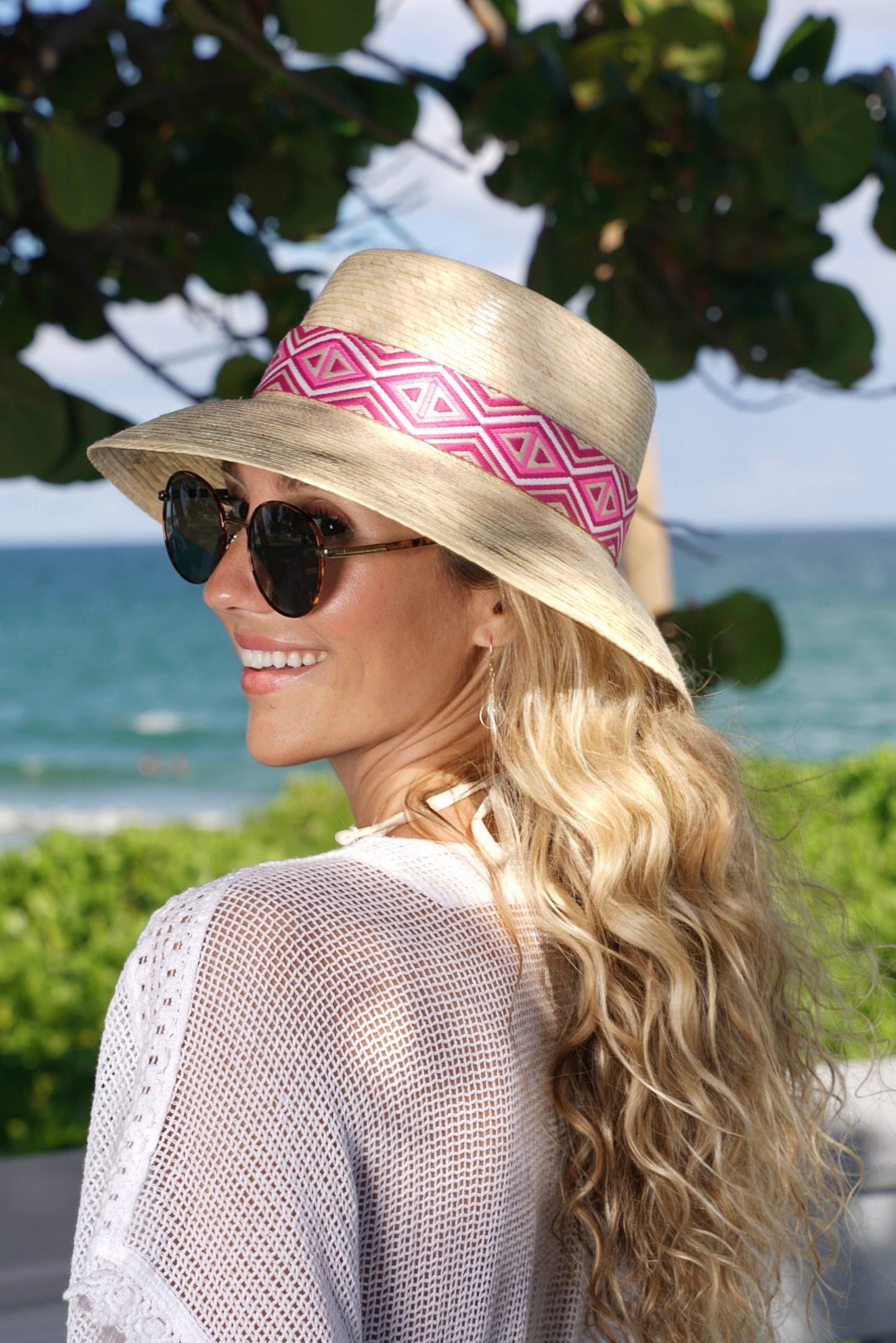 Alexa Palm Bucket Hat