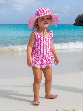 Baby UPF50+ Stella Ruffle Swimsuit for Girls