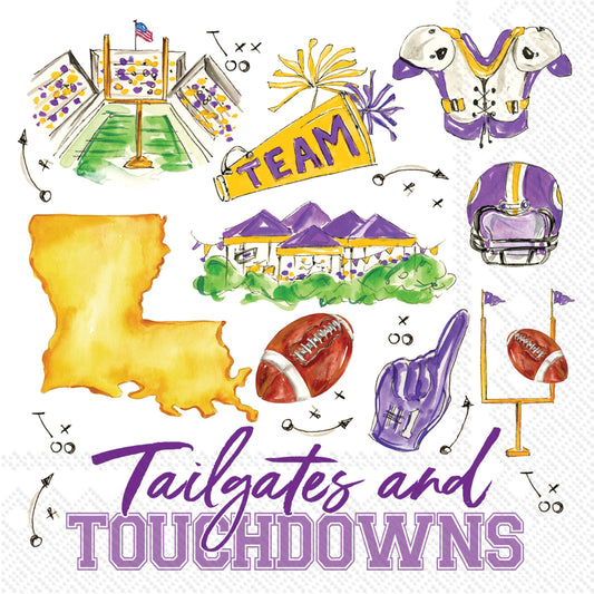 Paper Cocktail Napkins 20 Ct Baton Rough La Pep Rally