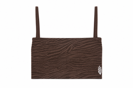 Tighten Up Reversible Bra - Chocolate Zebra