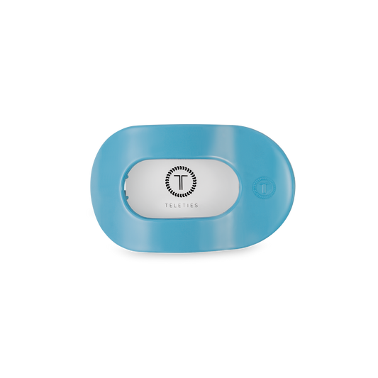 Flat Round Hair Clip | Small | Summer Sky