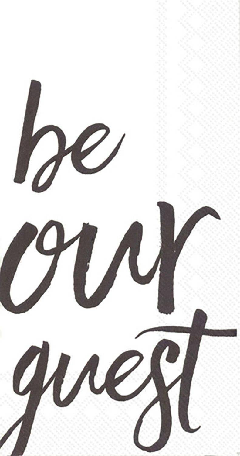 Paper Guest Towels 16 count Be Our Guest