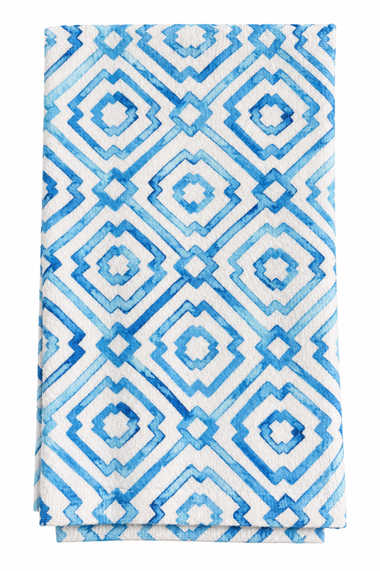 Achridos Kitchen Towel White/Blue