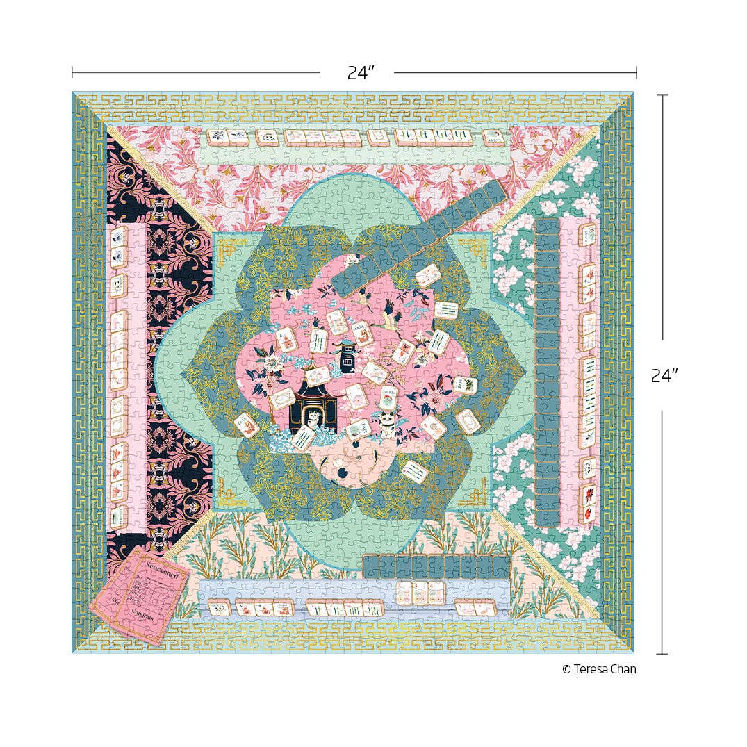Let's Play Mahjong 1000 Piece Puzzle