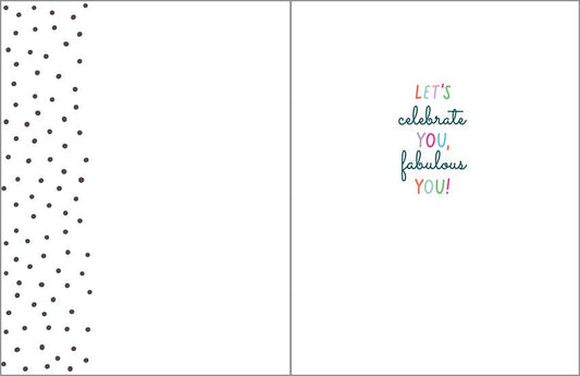 Birthday Greeting Card - Polka Dot Birthday