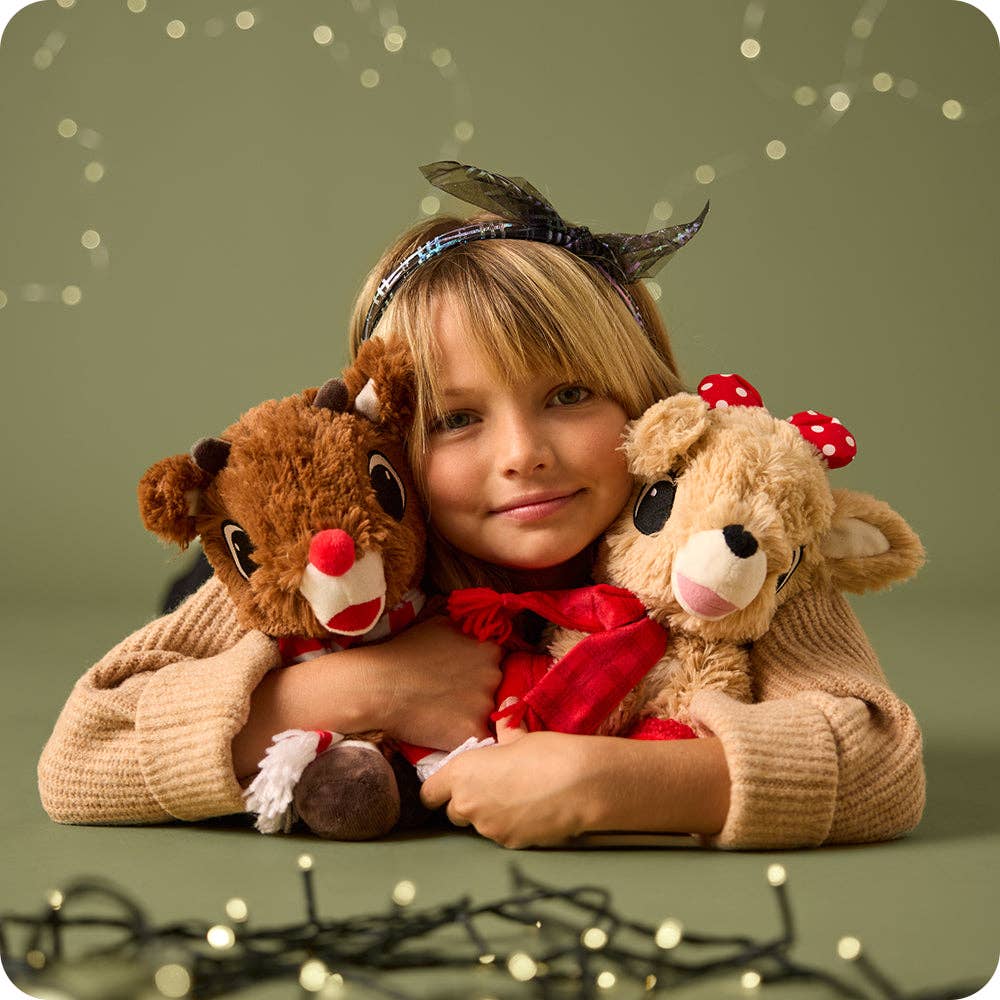 Rudolph with Scarf Warmies Official Licensed Product Christmas