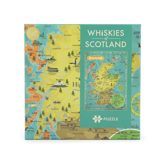 Whiskies of Scotland Puzzle Cru