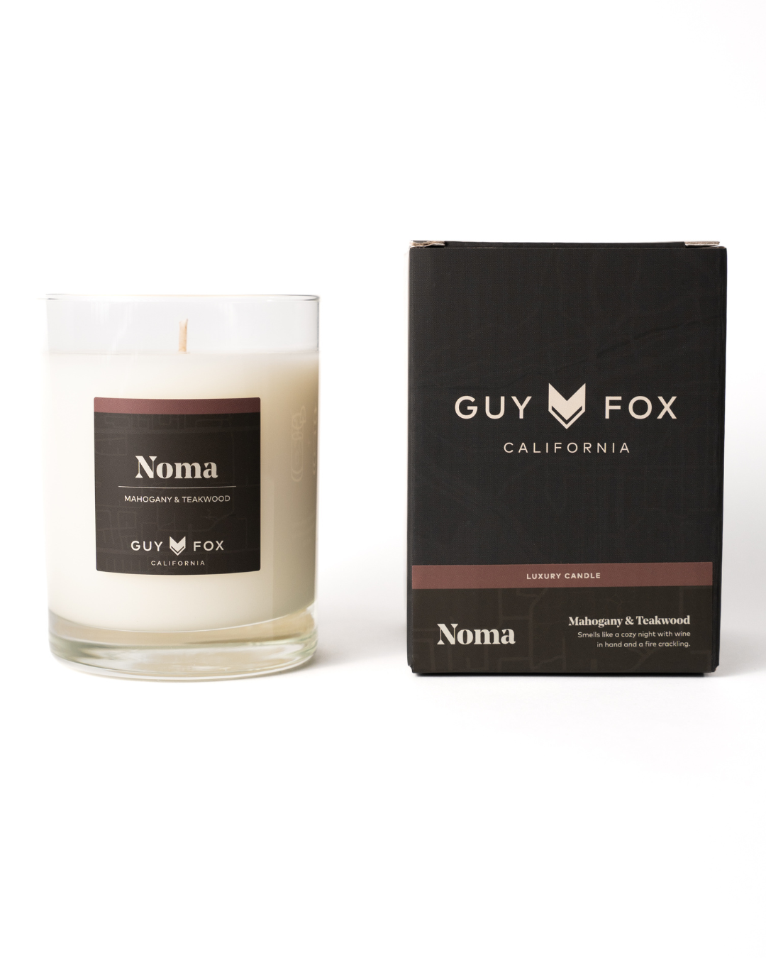 Noma - Reusable Men's Candle - Mahogany & Teakwood