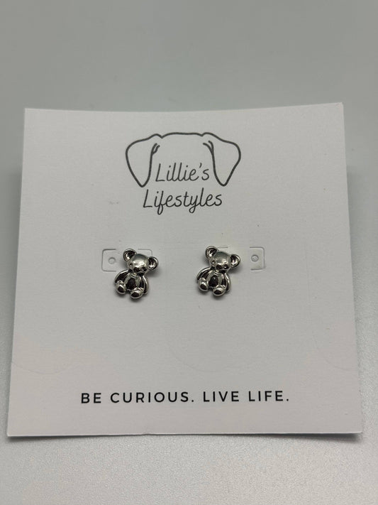 Teddy Bear Stud Earrings