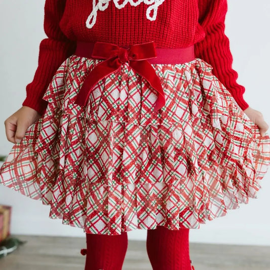 Christmas Plaid Tutu