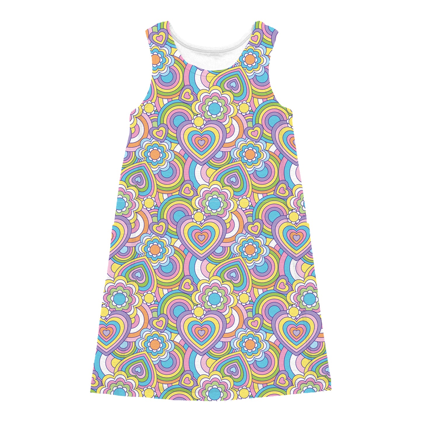 Groovy Heart Dress and Shorts