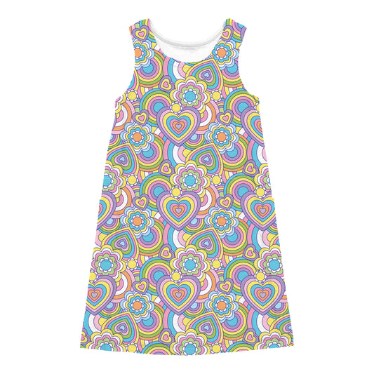 Groovy Heart Dress and Shorts