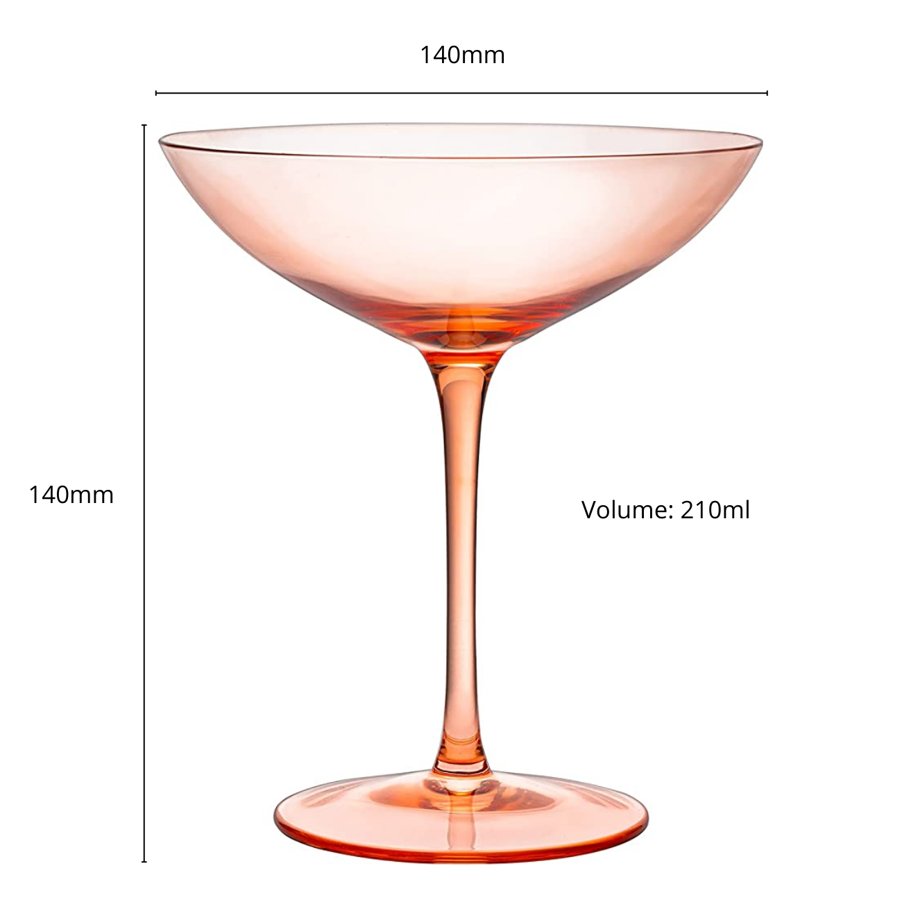 Champagne Coupe - 12oz by The Wine Savant