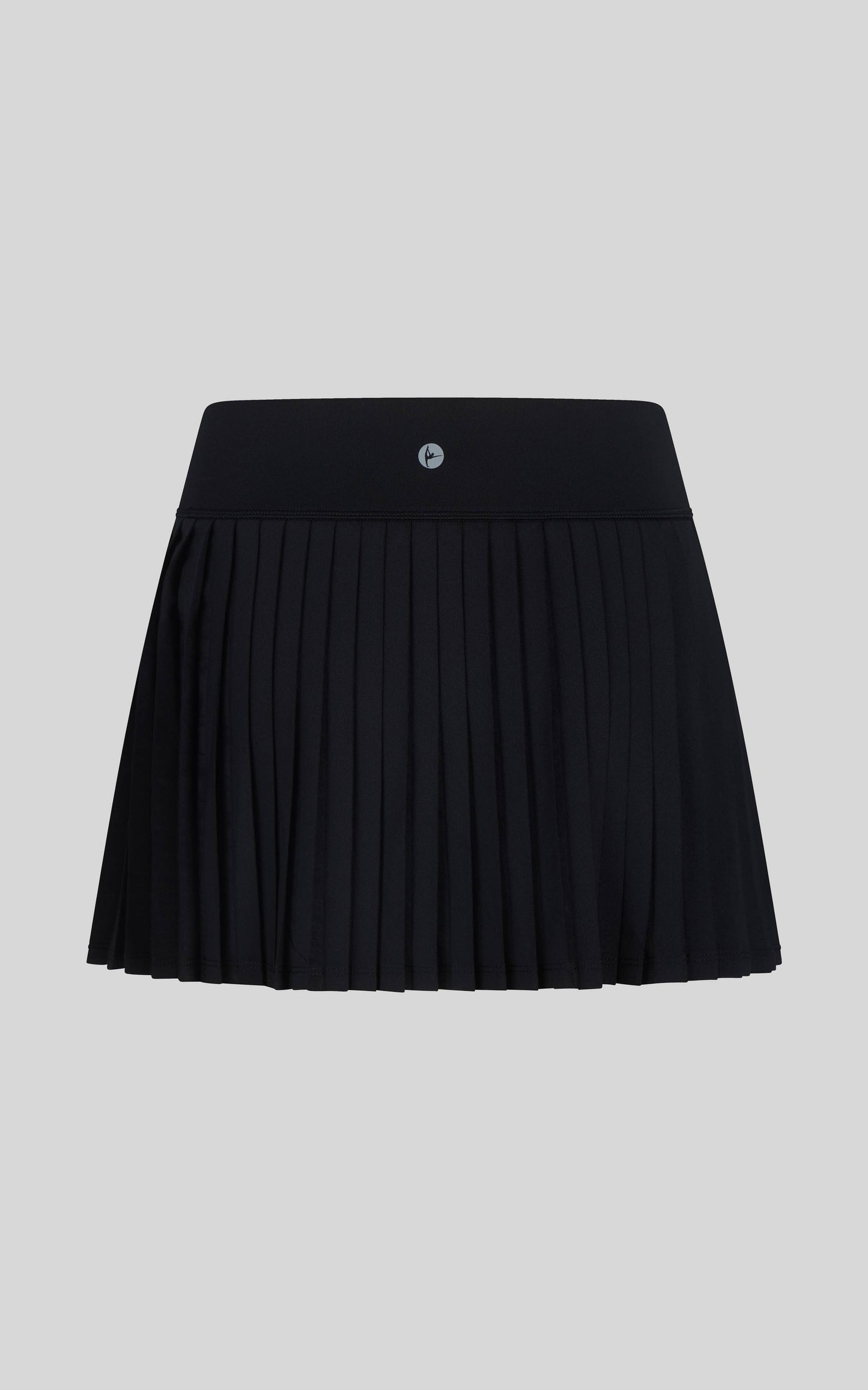 Girls Pleated Tennis Skort: Black
